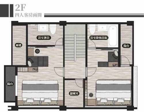Three-Bedroom Holiday Home  room in Tiansong -Villa