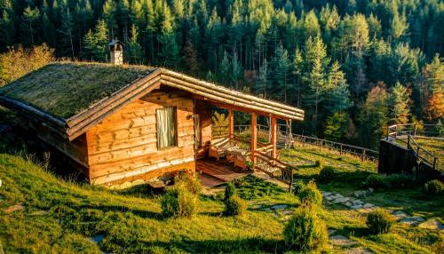 Панорама хаус Лещен и еко къщи Дървена и Землянка - Accommodation - Leshten