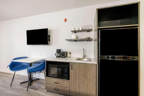 Konyha, Studio 6  Fort Worth, TX -Stockyards East in Észak