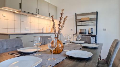 Boho-Suite - Sauna, Netflix, Nespresso, Zentral, Messe, Chemnitz (Saská Kamenice) (fotografie 5)