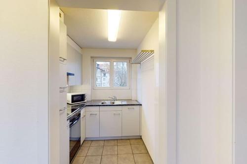 Kitchen, Nice 1 BR flat city center near lake - D7 near Parkanlage Zuerihorn