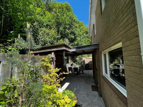 Exterior view, Waterfall Lodge in Pontneddfechan