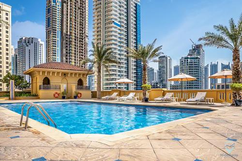1-BR Stunning Sea View Beachfront JBR, Dubái (foto 7)