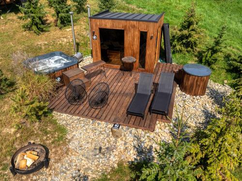 Sauna, Brown Deer - z Sauną na Tarasie, Jacuzzi i Widokiem na Góry - by Deer Hills Luxury Apartments (Brown Deer - z Sauna na Tarasie, Jacuzzi i Widokiem na Gory - by Deer Hills Luxury Apartments) in Pewelka