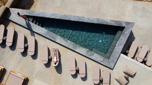 Swimming pool, Sun Aeriko in Tinos