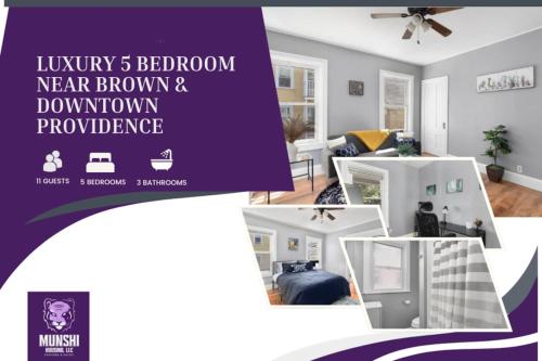 Luxury 5 Bedroom Near Brown Downtown Providence in Providence, USA