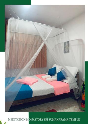 Triple Room with Mountain View room in meditation monastery stay