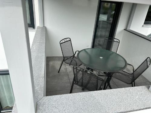 陽台/露台, Ferienwohnung Bibertal in 萊法伊姆