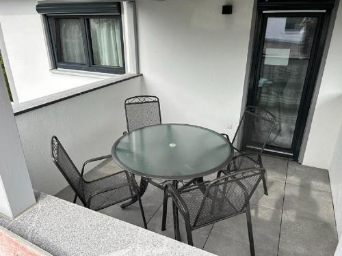 陽台/露台, Ferienwohnung Bibertal in 萊法伊姆