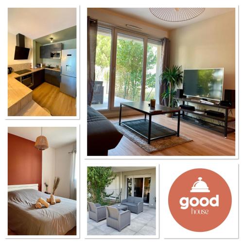 L'Ovalie Appartement T2 CLIMATISÉ et JARDIN, Тулуза