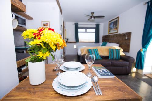 кухня, Voortrekker Shetland Holiday Apartments in Sandwick