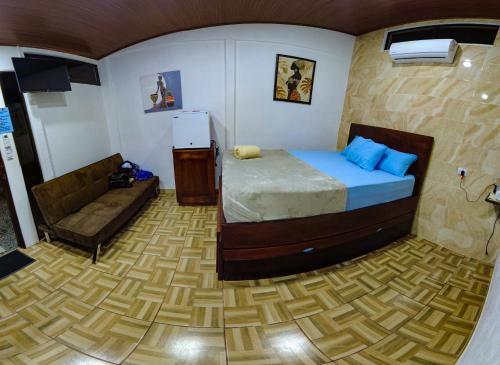 1 double bed, 1 twin bed, 1 sofa bed