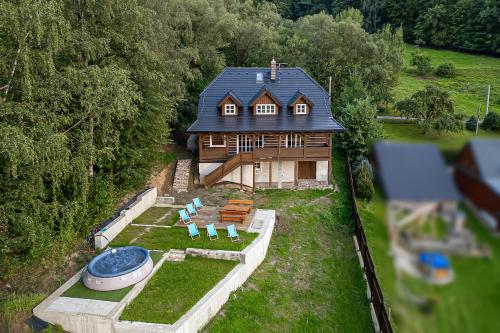 外部景觀, Wellness roubenka Na Vyhlídce (Wellness roubenka Na Vyhlidce) in 大洛西尼