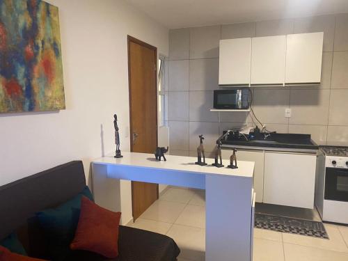 Flat Condominio Topo da Montanha 507 fica a 5km do centro in Cha Grande