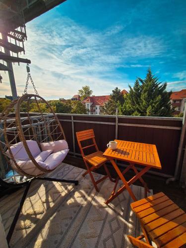 Koala Apartment mit 500 Mbit's WLAN und Balkon, Lipsk (zdjęcie 6)