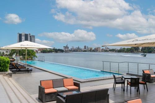 景觀, 拉各斯六區安克雷奇麗笙飯店 (Radisson Blu Anchorage Hotel, Lagos VI.) in 拉各斯