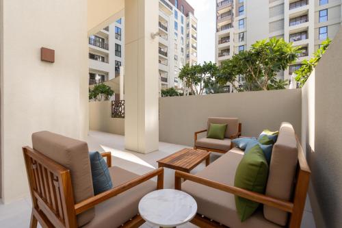 Elegant 1BR Apart with Beach Access in Dubai Creek, Dubái (foto 6)