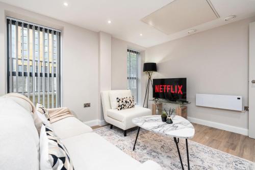 Luxury One Bedroom Apartment - City Centre - Free Wifi Netflix, Leeds (Foto 2)