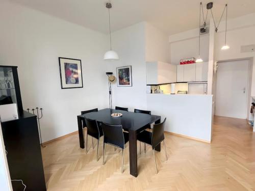 кухня, Villa AlexanderCharmante Wohnung mit Bergblick, Villa Alexander in Земмерінґ