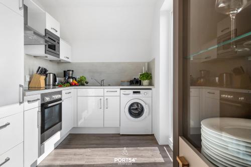 Kjøkken, Ferienwohnung La Mer Olpenitz in Olpenitz