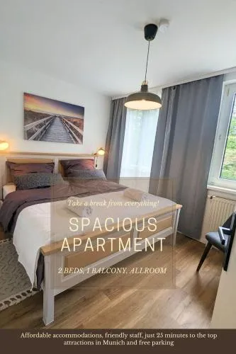 ALLROOM Modernes Apartment in Unterschleißheim Nur 20 Minuten nach München in Unterschleißheim, Deutschland