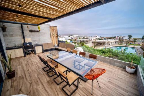 Aldea 1BR Bohemian Rooftop Ocean View for 2