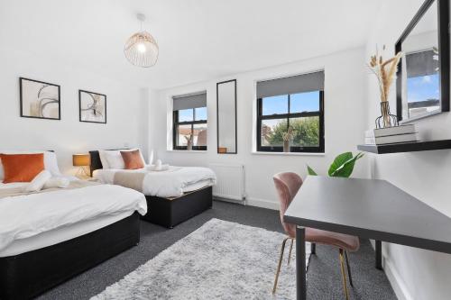 Bright Cosy Greenwich - 3 Bedroom Apartment 5 Beds - Free Parking, Londres (foto 3)