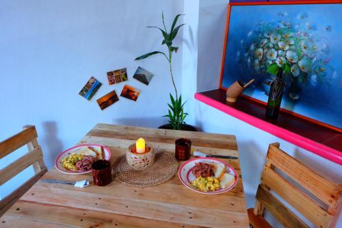 Mad og drikke, Deakachimba Hostel in Granada