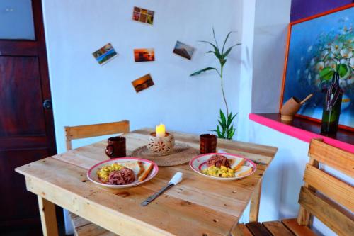 Mad og drikke, Deakachimba Hostel in Granada