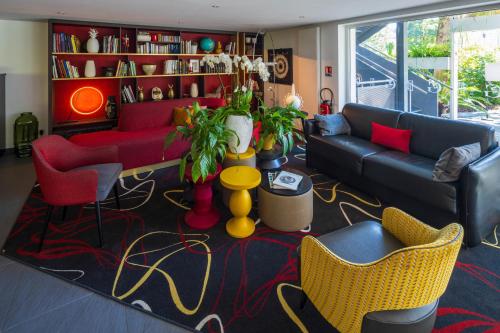 Lobby, Hotel Garrigae Villa La Florangerie - SPA & Piscine near European Parliament