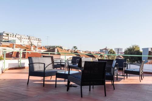 ระเบียง/ชานเรือน, โรงแรมไลเตา (Hotel Laitau) in เซตูบาล