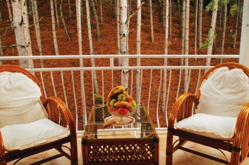 balkon/terras, Hotel Belvedere in Sveti Stefan