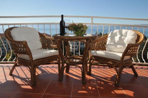 balkon/terras, Hotel Belvedere in Sveti Stefan