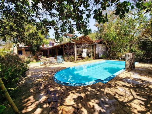 Swimming pool, Pousada Varzea da Serra in Jaboticatubas