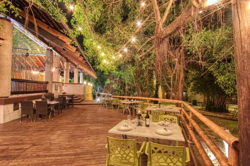 ระเบียง/ชานเรือน, Hotel Ciudad Real Palenque in พาเรน