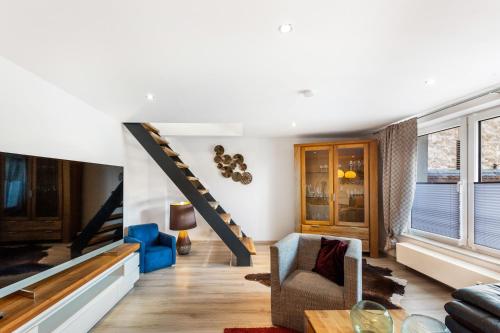 共用Lounge/電視區, Haus am Mühlbach in Götzendorf (Haus am Muhlbach in Gotzendorf) in 埃戈爾斯海姆