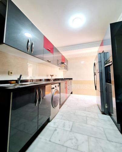 주방, Luxury Apartment Fes - Family Suites in 레지던스 리아드