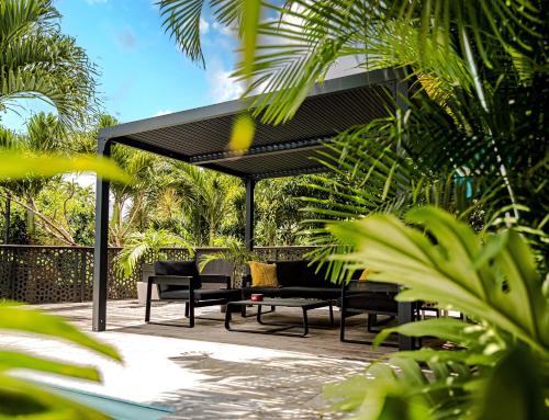 สวน, Villa élégante avec jardin au Lamentin et piscine privée. (Villa elegante avec jardin au Lamentin et piscine privee.) in เลอ ลามงตัน