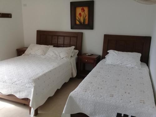 12 double beds, 11 twin beds