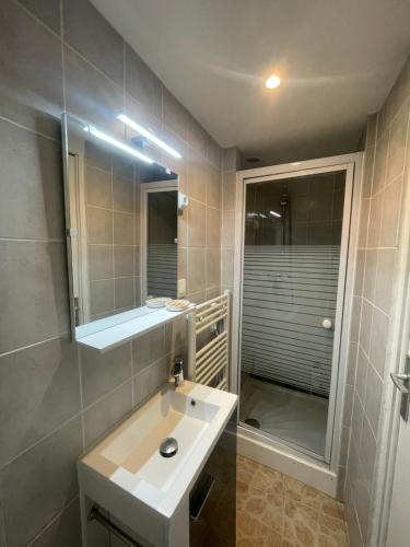Ванна кімната, Logement cosy au centre de Joigny 2 pers - Cosy 1 in Joigny