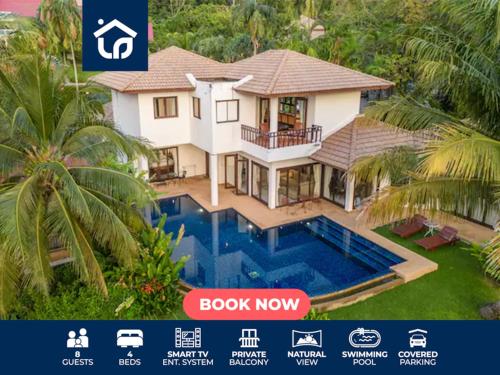 Surin 4-Bed Luxury Retreat with Private Pool V131