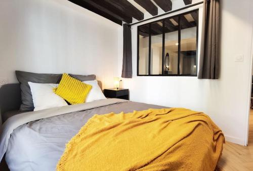 60m2 New designed 2 bdrs apt heart of Paris 75002 N2-108
