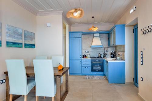 Køkken, Heliopetra Luxury Villa Lefkas in Vasiliki