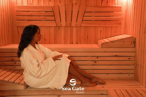 Szauna, Sea Gate Resort in Sowayma
