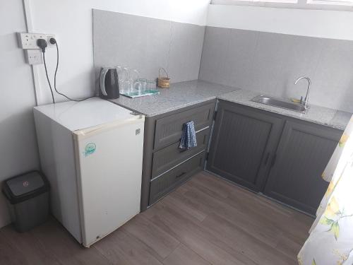 مطبخ, Oceanview Studio Allée Tamarin (Oceanview Studio Allee Tamarin) in Oyster Bay