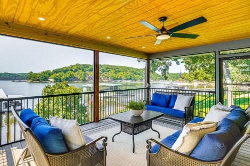 Lakefront Sunrise Beach Home with Dock and Water Slide! - main image