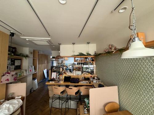 Shared lounge/TV area, 日月庵 BnB Sunmoon in Kanazawa