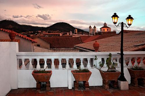 Erkély/terasz, Hostal Sucre in Sucre Városközpont