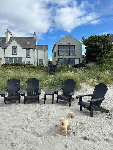 Unique house in an idyllic situation on a beach in Port Ellen