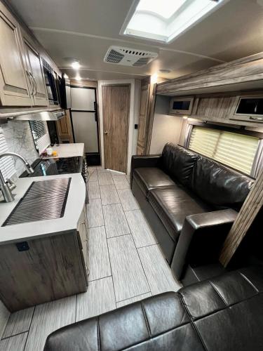 廚房, Mineral River Eco Caravan in 林孔德拉別哈